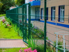 3D заборы для детского сада 80 метров фото в Талдоме