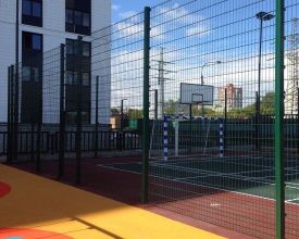 3D заборы для спортивной площадки 60 метров фото в Талдоме