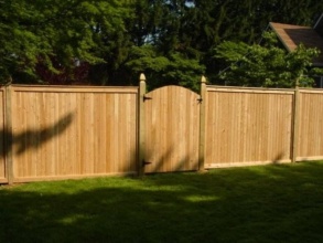 Деревянный забор сплошной 12 метров фото в Талдоме