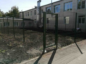 3D заборы для школы 15 метров фото в Талдоме