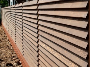 Деревянный забор елочка 12 метров фото в Талдоме