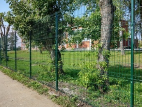 3D заборы для школы 90 метров фото в Талдоме