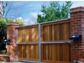 ворота с дистанционным управлением распашные - пример 15 фото цена за метр под ключ