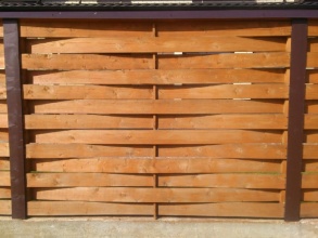 Деревянный забор плетёнка 12 метров фото в Талдоме